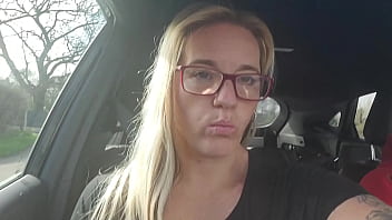 Pinky Pussy gets her Tits out for the Lads! Whilst Driving