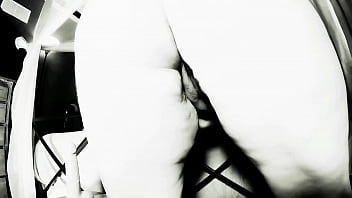 Black and White Anal Dildo