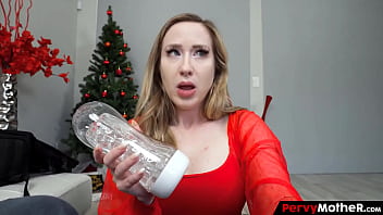 PervyMother - Sweet Stepmom Extracts her Stepson's Jizz on the Couch