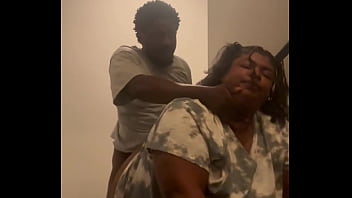 Sexy BBW Remi getting nutted on in the stairwell
