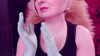 ASMR with nitrile nurse gloves fetish.
