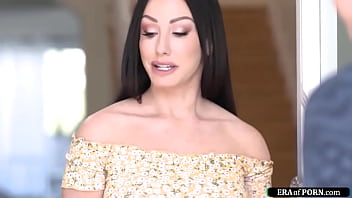 Hot big boobs brunette pregnant milf fucked by neighbor