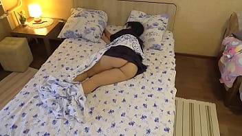 Mature stepmom loves morning anal and blowjob instead of coffee