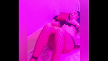 Hot cosplay slut fucks in her sex room