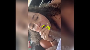 Bbw slut gets a facial