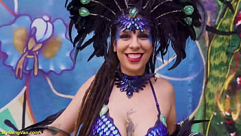 Curvy samba dancer anal in my bang van