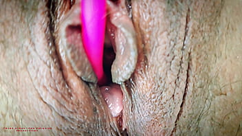 Horny Amateur Couple - Handjob Cumshot On Pussy - Full Video.