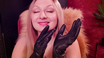 ASMR in working rubber gloves, fetish SFW video.