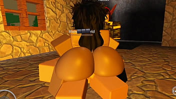 Mi amiga follada por una skin de mafia en Roblox