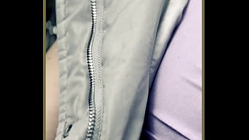 WIFEY is braless running bouncing tits