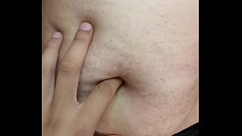 Exploring a milf's navel