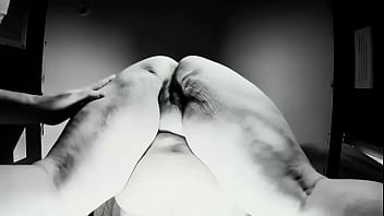 Four Fingers and a Wet Pussy (B&W)