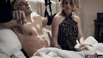 Helps her and frustrated teen stepson to get off