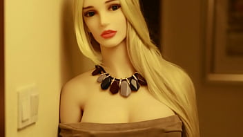 Mature Blonde Tebux Sex Doll for a quick Anal Creampie