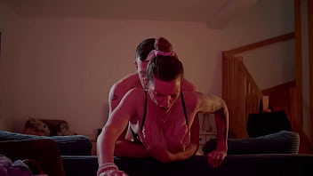 My lignerie got him horny so fucked me like a beast and cum on my face