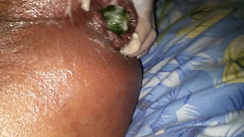 Huge cucumber fucking ass big beautiful gapes