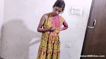 Indian Devar Bhabhi Playing Holi And Getting Horny Enagaged in Hot Sex
