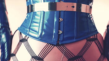 Pussy Play in Lace Lingerie, stockings fetish and shiny clothes erotica.