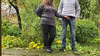 Hot stepmom did it to me again outside