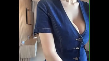 A step-sister with big milky tits