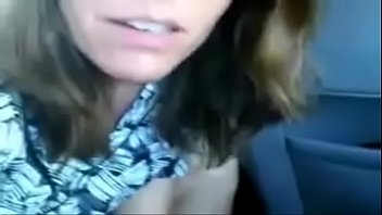 Good mature sucking in car