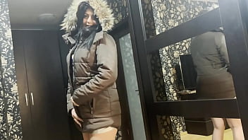 I received a jacket from my impotent husband and decided to try it on with his friend- preview