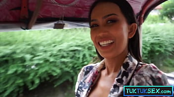 Thai MILF amateur takes a big cock anal after being picked up