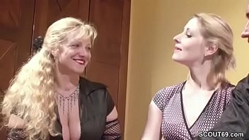 German Teach Young Couple How to Fuck and Swallow