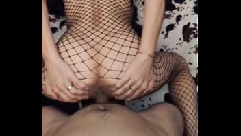 My beautiful wife with open holes